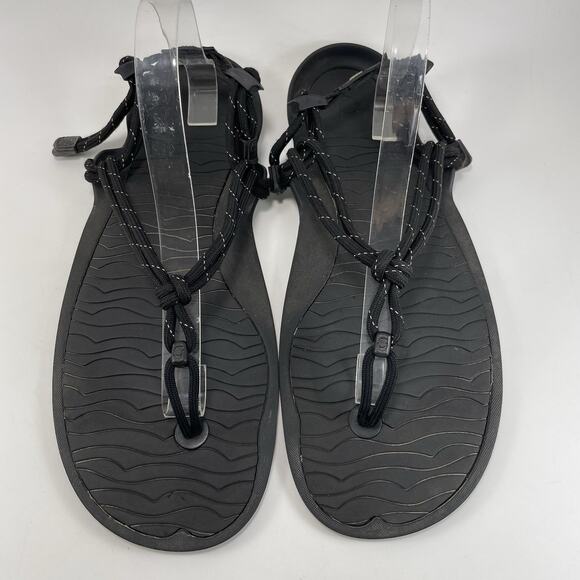 Xero Shoes Aqua Cloud Strappy Sandals Mens Size 13 Black Minimal Barefoot - Picture 1 of 9